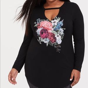 Long sleeve choker tunic